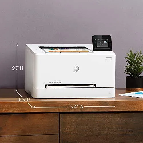 HP Color LaserJet Pro M255dw Wireless Laser Printer, Remote Mobile Print, Duplex Printing, Works with Alexa (7KW64A)