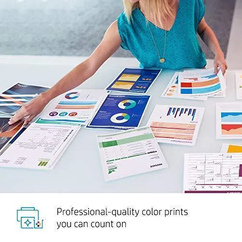 HP Color LaserJet Pro M255dw Wireless Laser Printer, Remote Mobile Print, Duplex Printing, Works with Alexa (7KW64A)