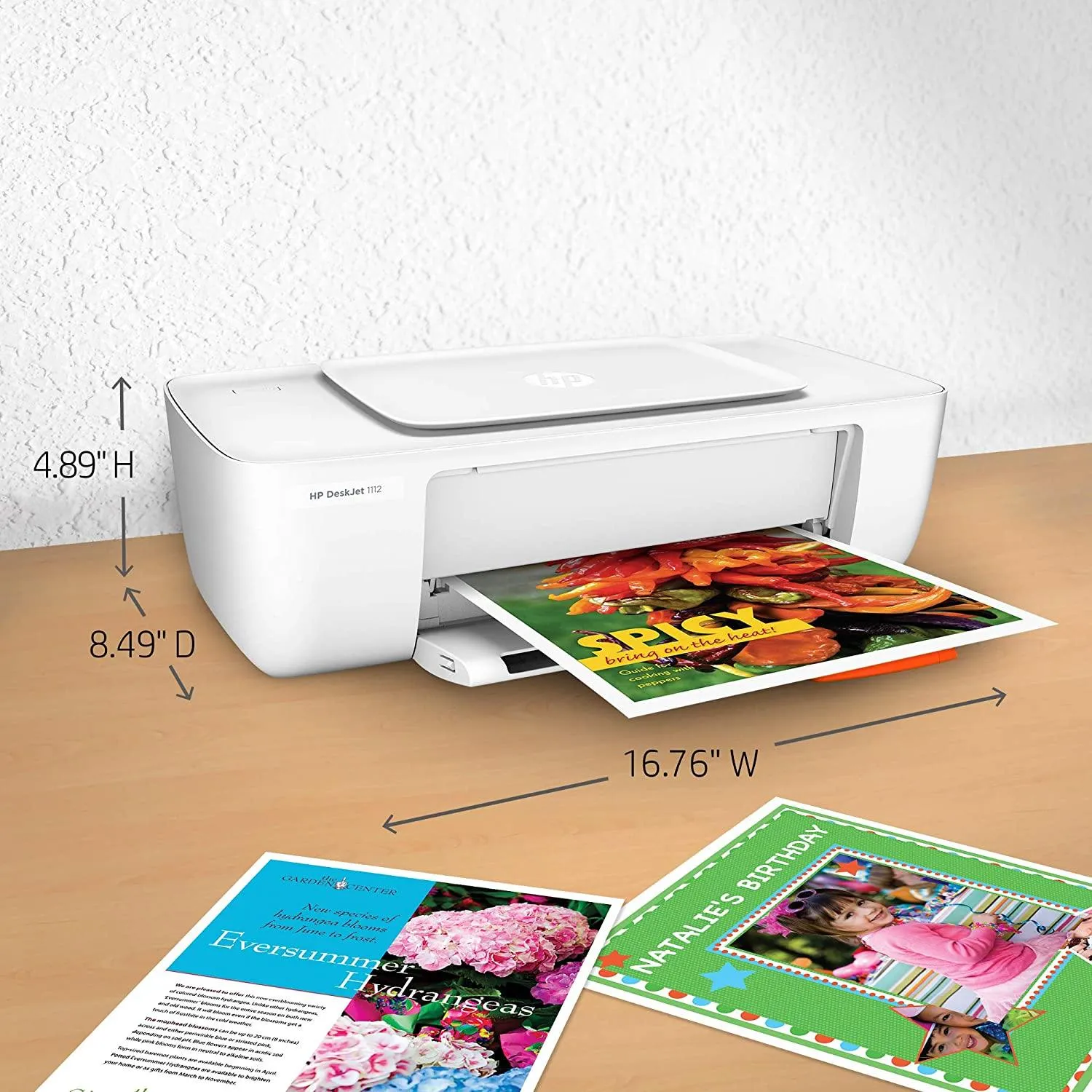 HP Deskjet 1112 Compact Printer (F5S23A) (Refurbished)