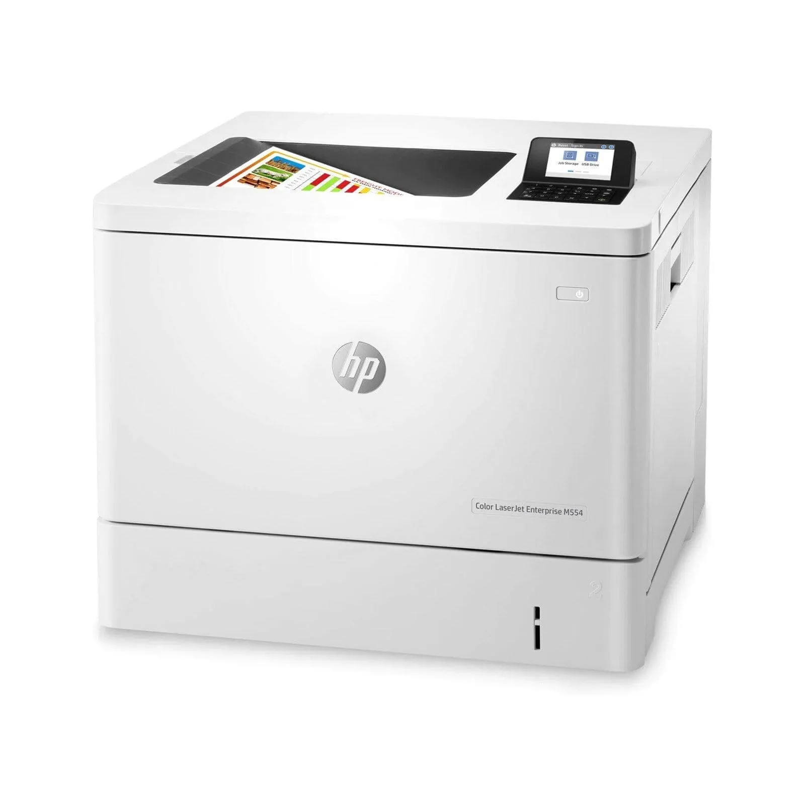 HP M554dn Color LaserJet Enterprise Laser Printer Duplex Wireless