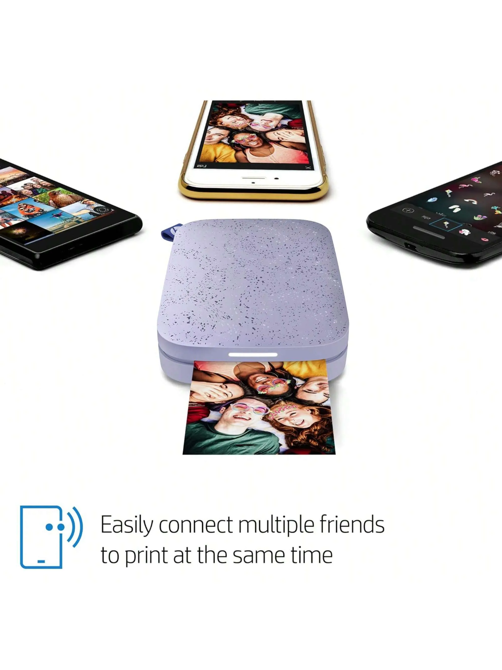 HP Sprocket Portable 2x3" Instant Color Photo Printer, Compact & Portable Printer