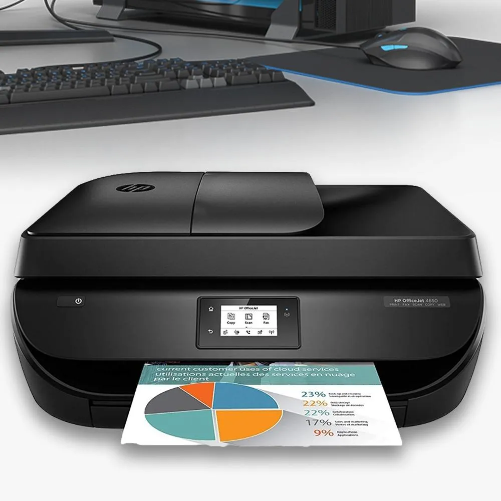 HP Wireless All-in-One Photo Printer, Copier and Scanner (Refurbished)