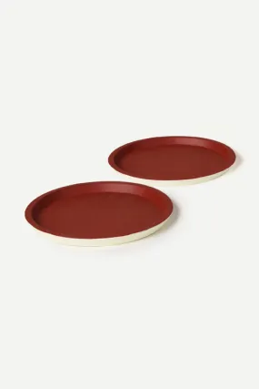 Ikai Asai-Dhyana Papier Mache Tray Set