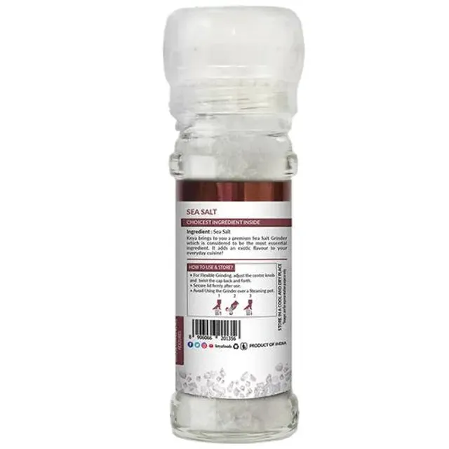 Keya Sea Salt Grinder, 100g