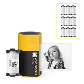 KODAK Memo Shot ERA Label Printer (1.8x2.7inches) bundle (camera with 1 roll   9 rolls cartridge set)