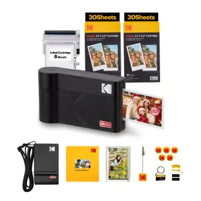 KODAK Mini 2 ERA 4PASS Portable Photo Printer (2.1x3.4) (Printer   68 Sheets   Gift Accessories)