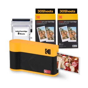 KODAK Mini 2 ERA 4PASS Portable Photo Printer (2.1x3.4) (Printer   68 Sheets)