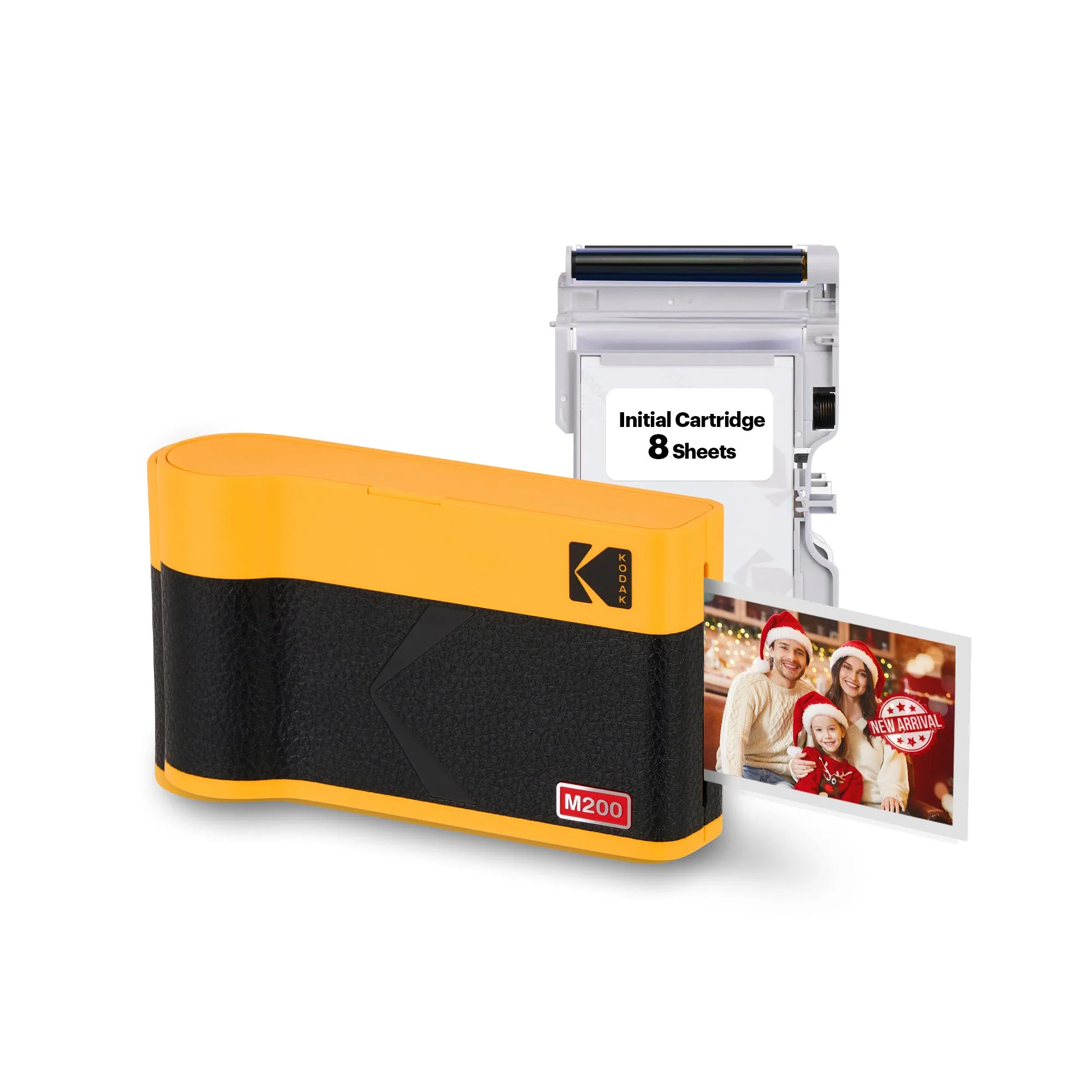 KODAK Mini 2 ERA 4PASS Portable Photo Printer (2.1x3.4) (Printer   8 Sheets)