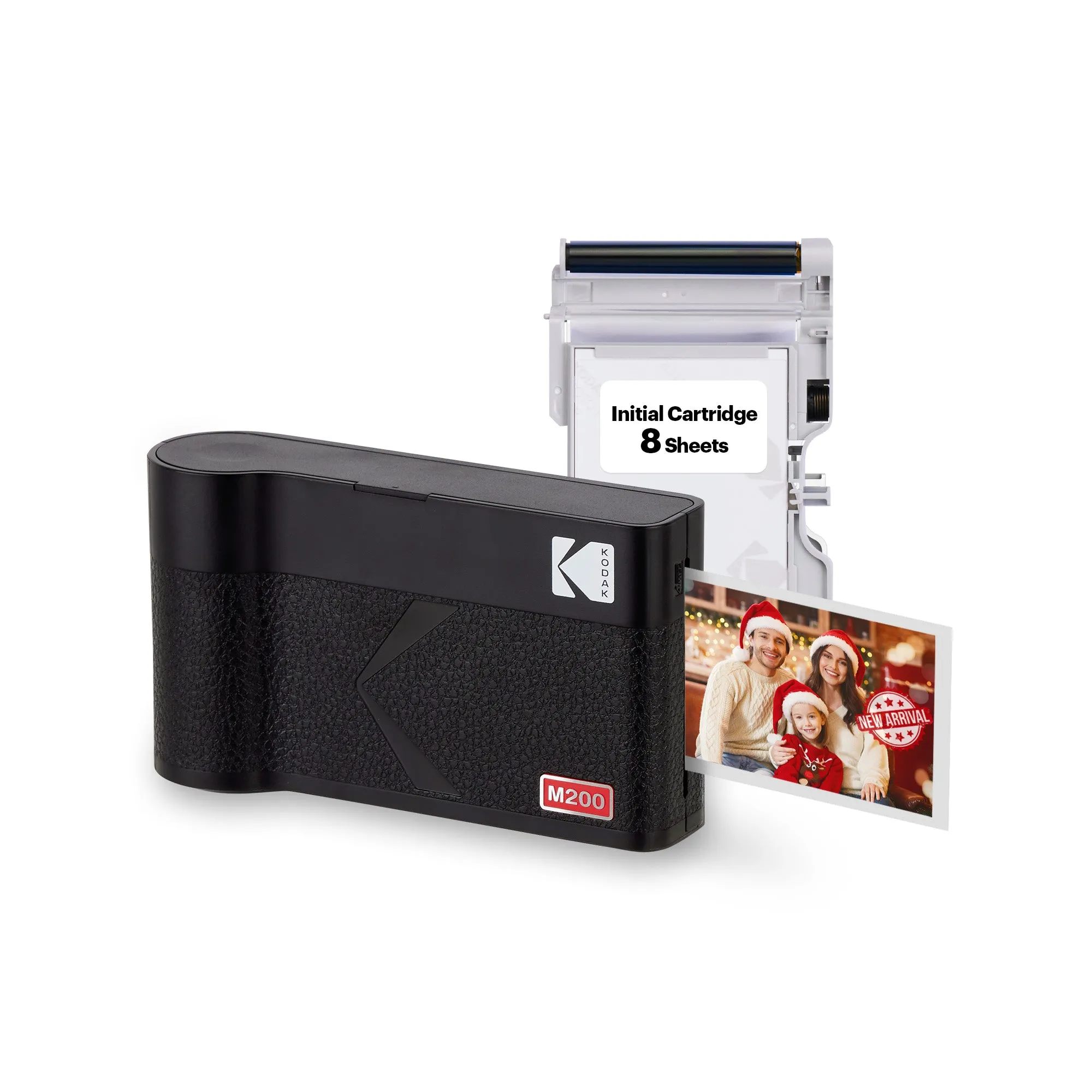 KODAK Mini 2 ERA 4PASS Portable Photo Printer (2.1x3.4) (Printer   8 Sheets)