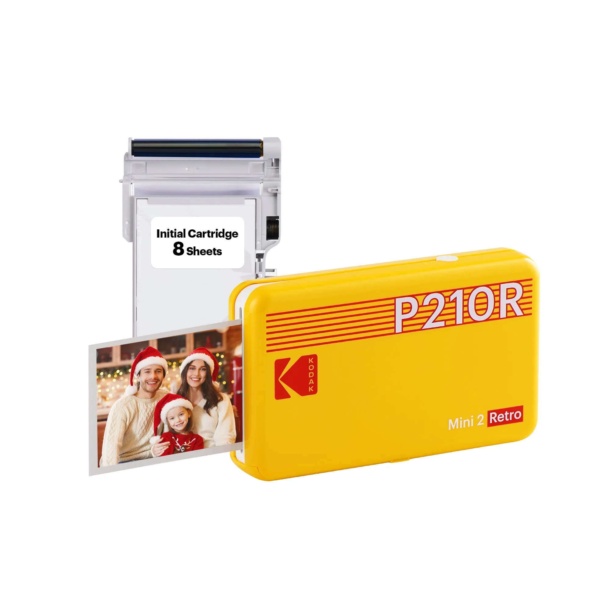 KODAK Mini 2 Retro 4PASS Portable Photo Printer (2.1x3.4 inches)   8 Sheets