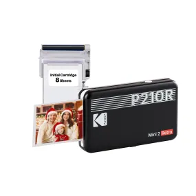 KODAK Mini 2 Retro 4PASS Portable Photo Printer (2.1x3.4 inches)   8 Sheets