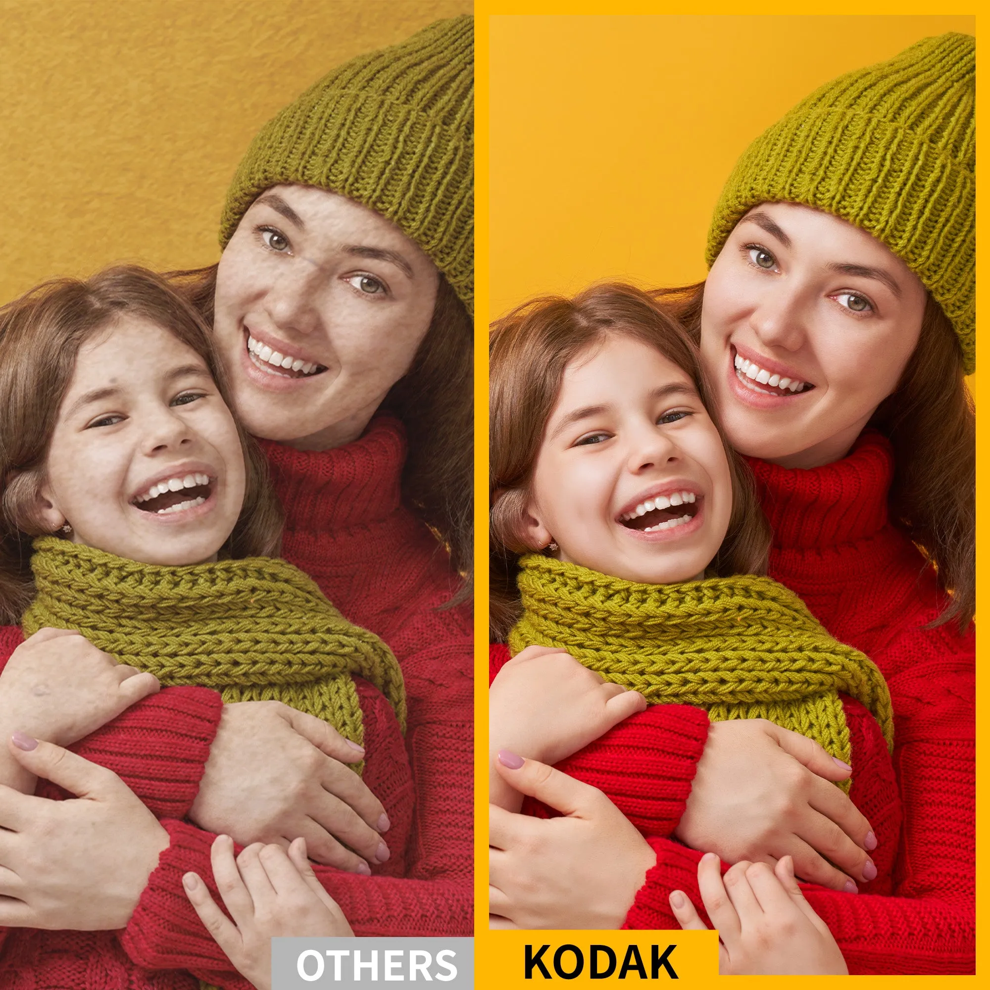 KODAK Mini 3 ERA 4PASS Portable Photo Printer (3x3) (Printer   68 Sheets   Gift Accessories)