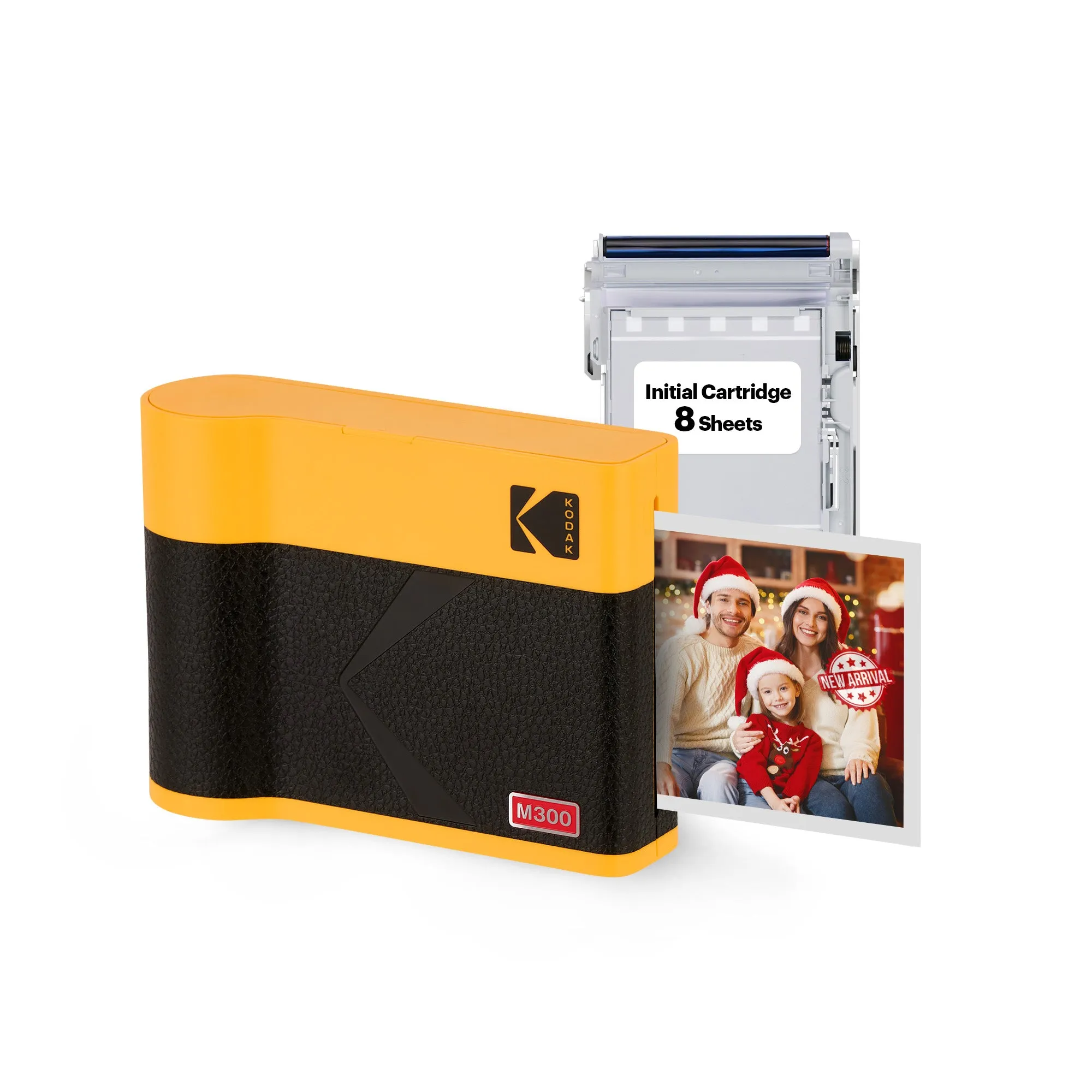 KODAK Mini 3 ERA 4PASS Portable Photo Printer (3x3) (Printer   8 Sheets)