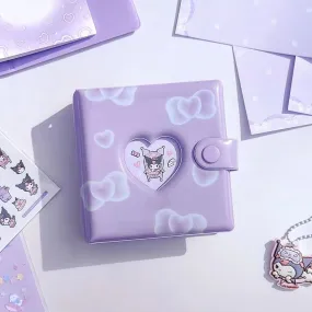 Mini 3-Ring Binder Scrapbook Album Love Heart Hollow