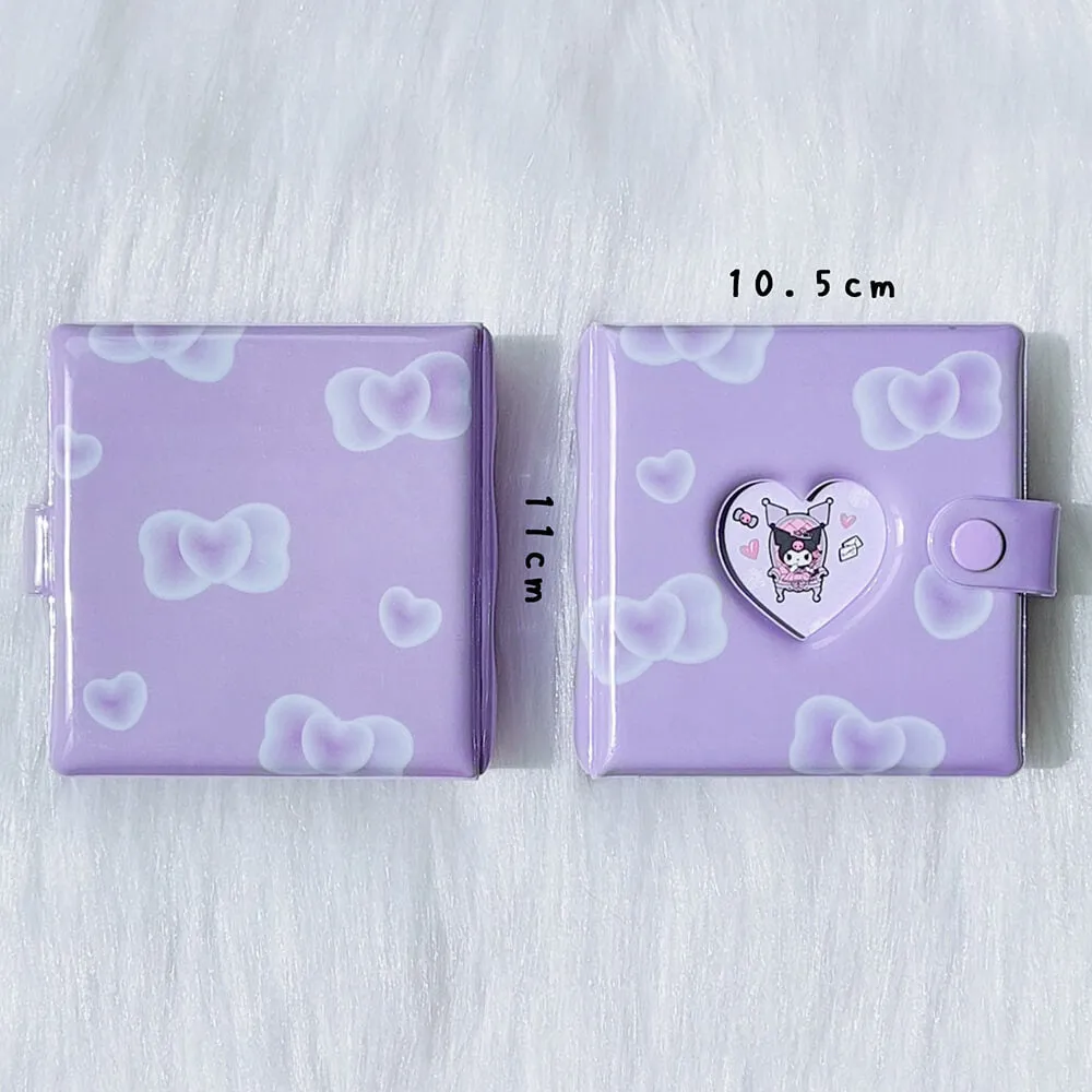 Mini 3-Ring Binder Scrapbook Album Love Heart Hollow