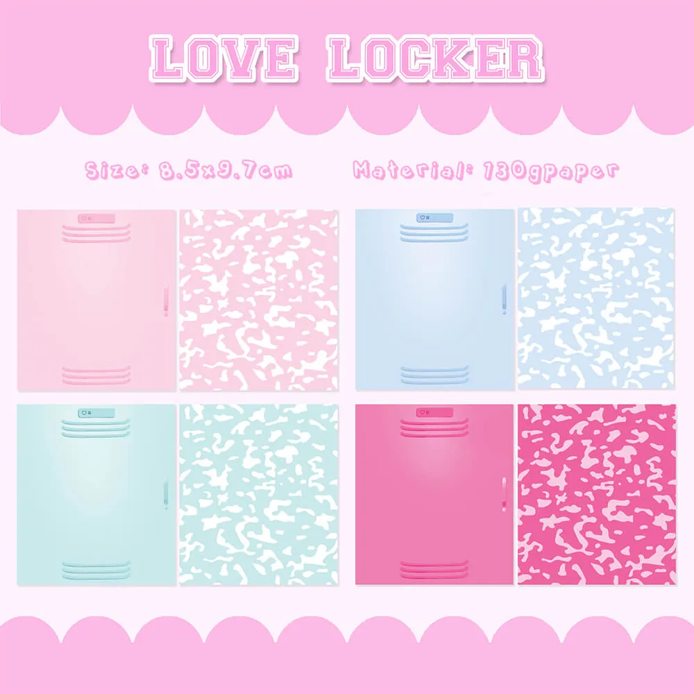 Mini 3-Ring Binder Scrapbook Album Love Heart Hollow