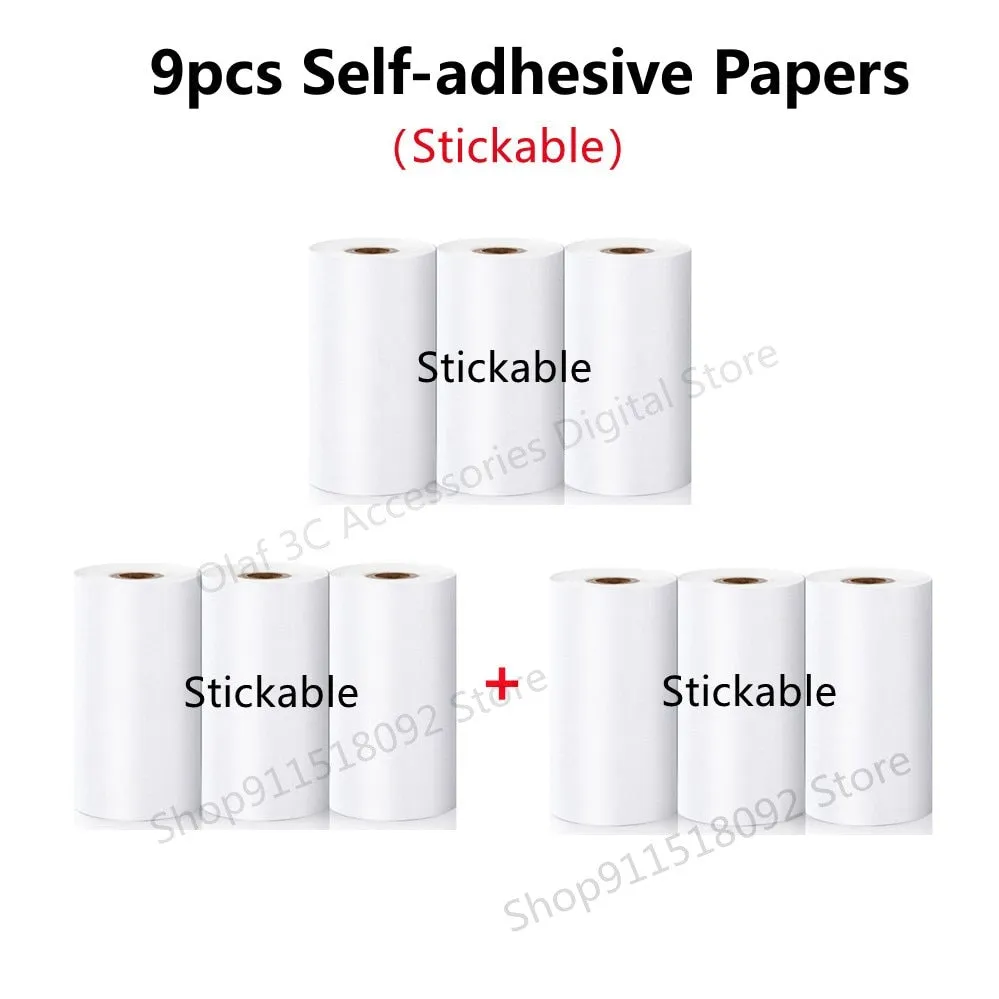 Mini Label Printer Inkless Thermal Portable Printer