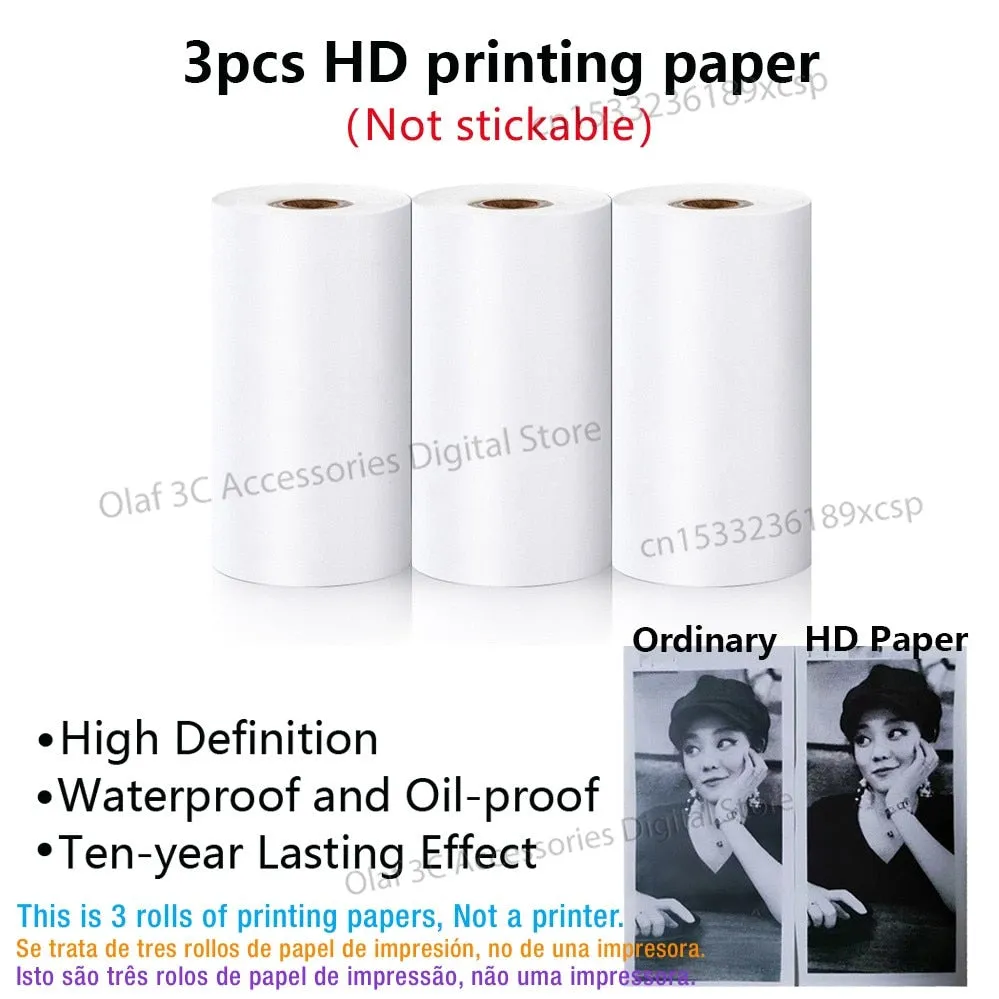 Mini Label Printer Inkless Thermal Portable Printer