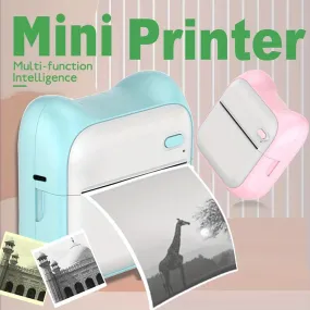 Mini Photo Printer for iPhone/Android, Portable Thermal Photo Printer for Gift Study Notes Work Photo Picture Memo
