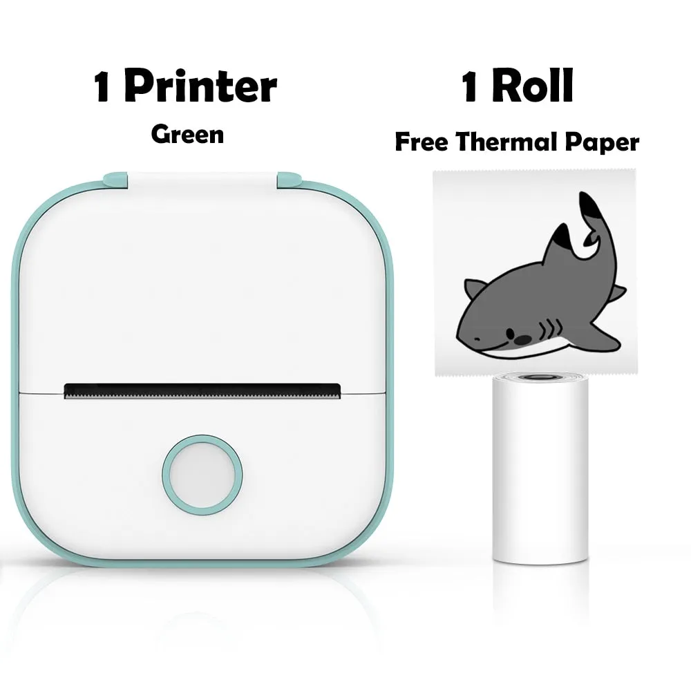 Mini Printer Portable Inkless Thermal Printer