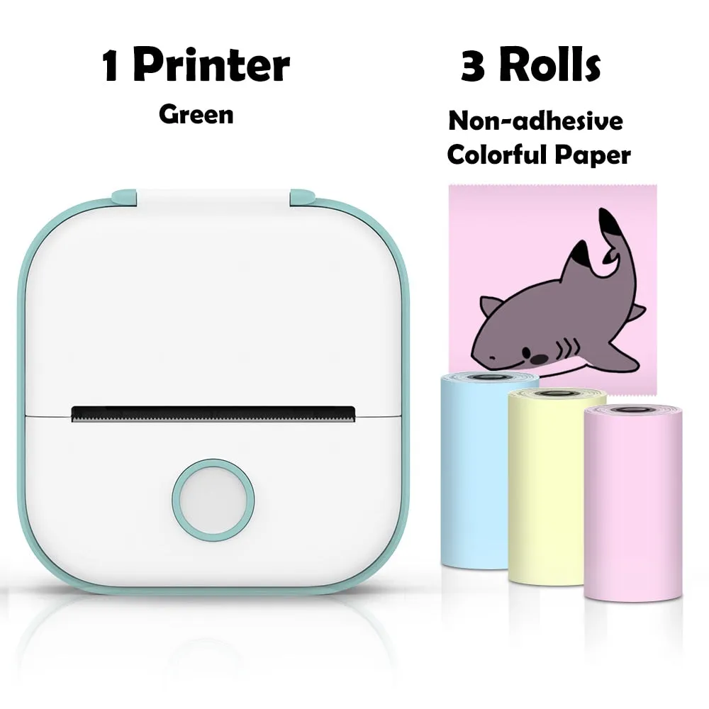 Mini Printer Portable Inkless Thermal Printer
