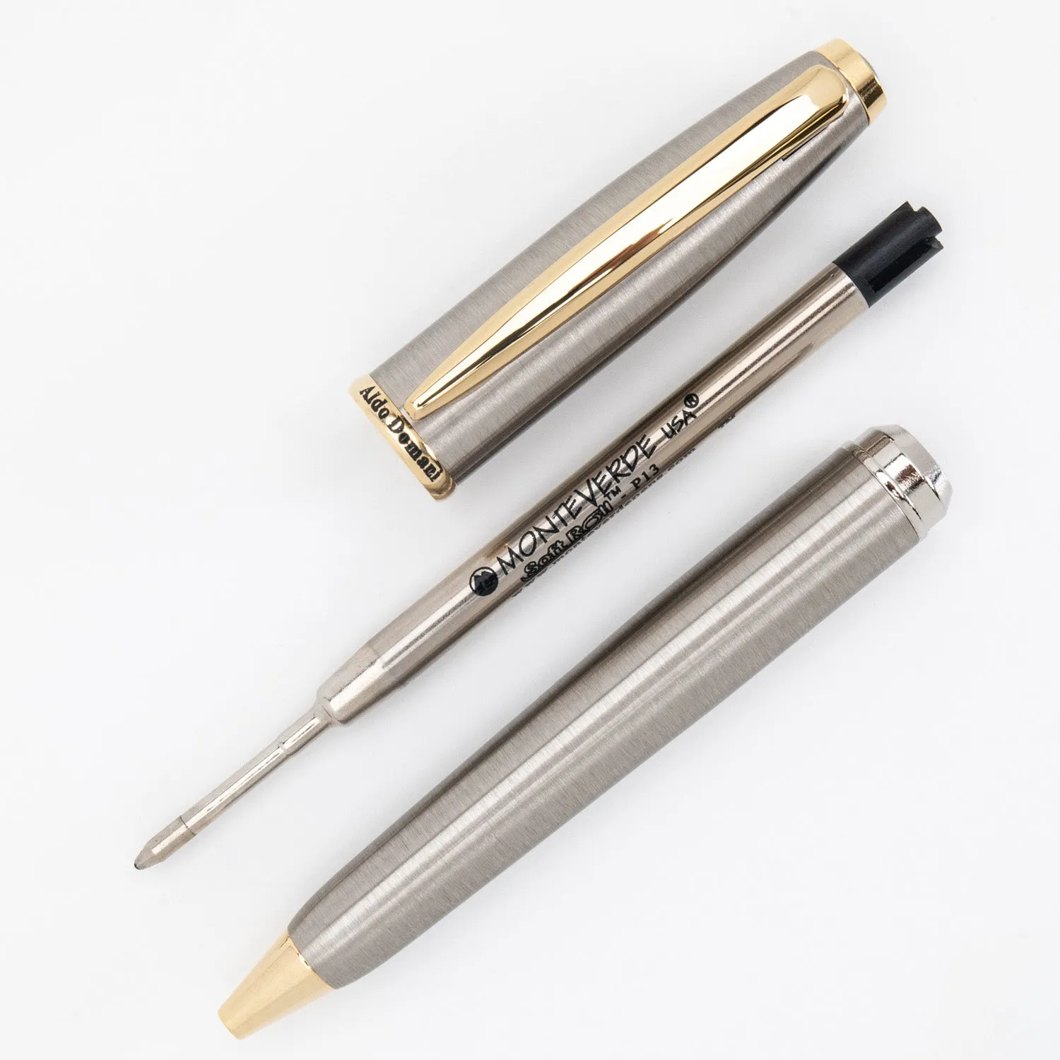 Monteverde Aldo Domani Ball Pen - Brushed Steel GT