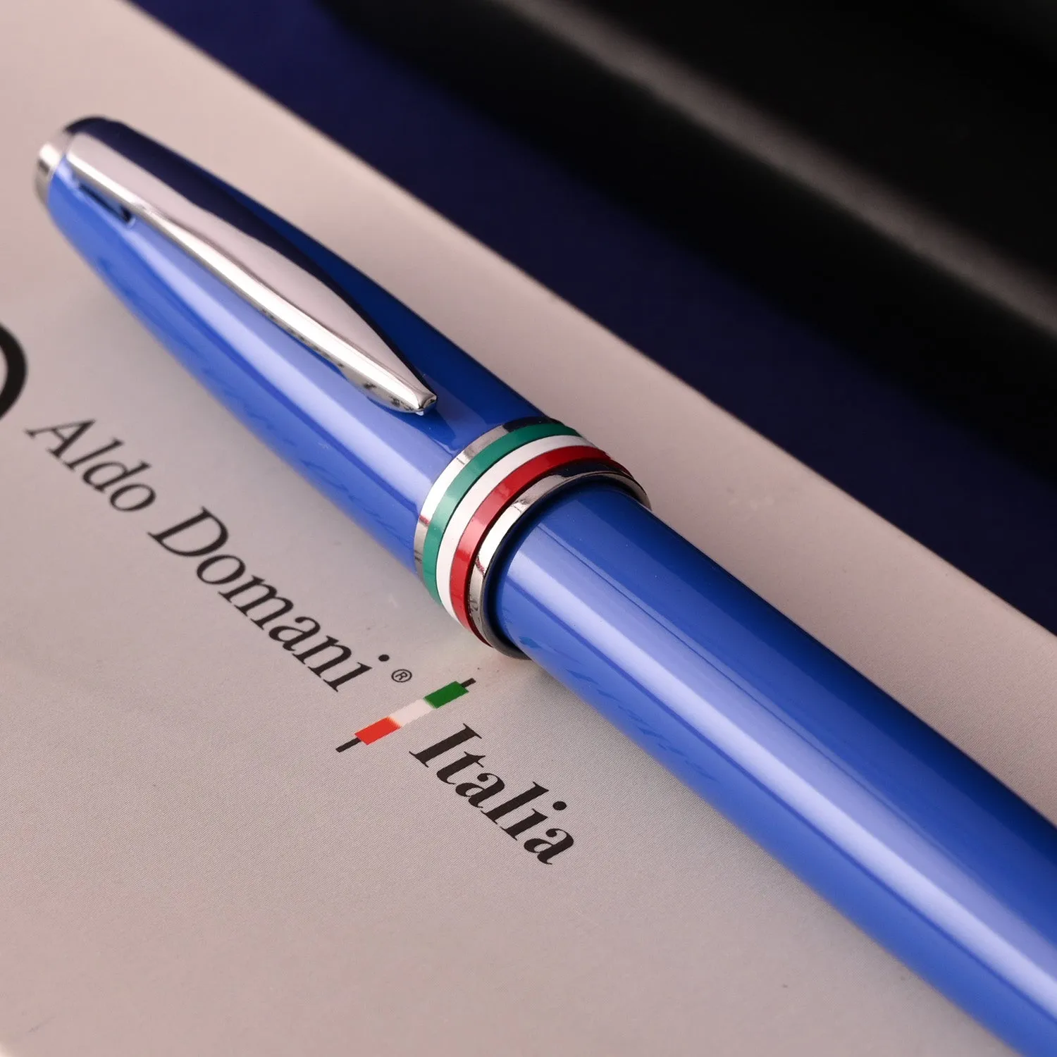 Monteverde Aldo Domani Italia Ball Pen - Exotic Blue CT