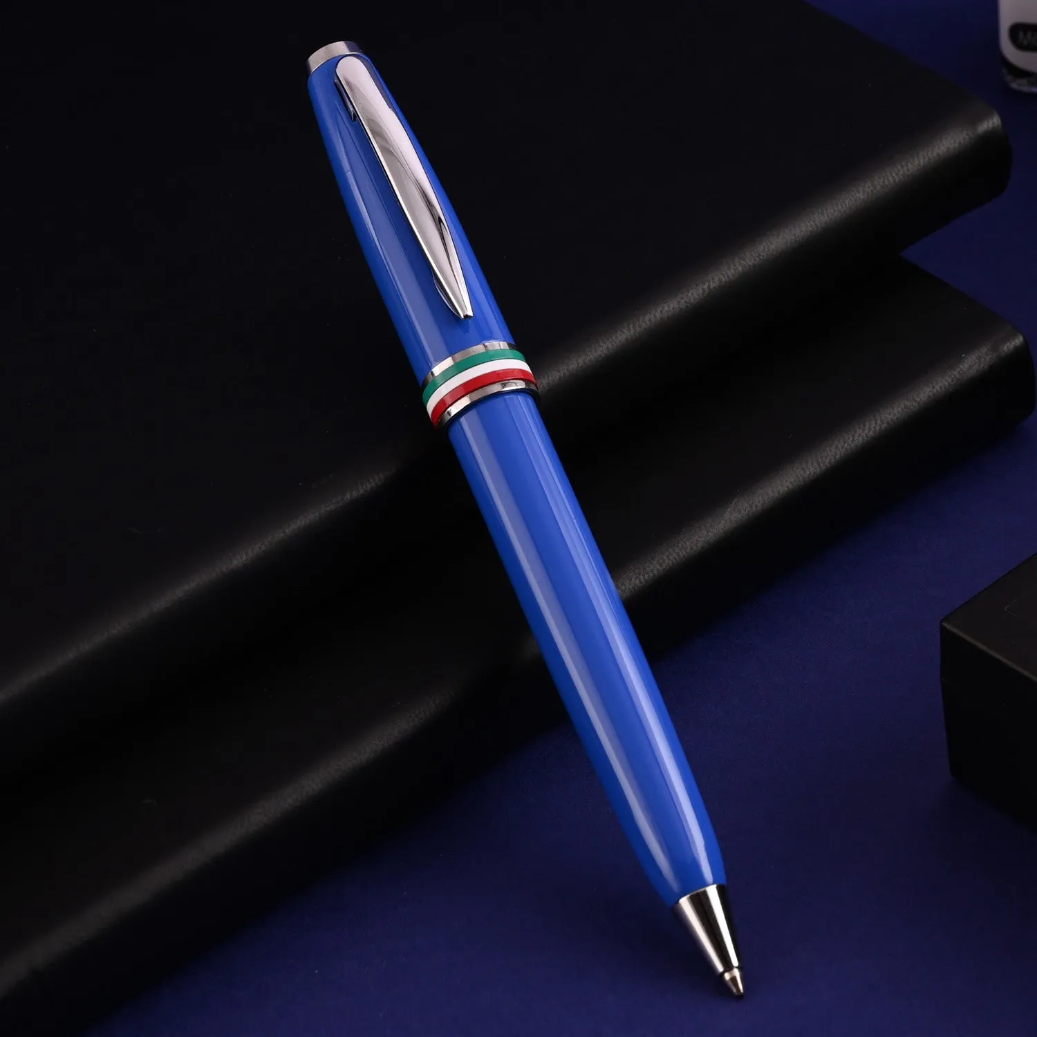 Monteverde Aldo Domani Italia Ball Pen - Exotic Blue CT