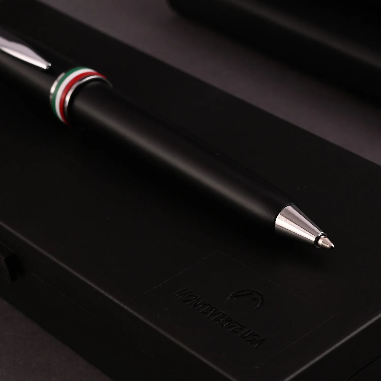 Monteverde Aldo Domani Italia Ball Pen - Matte Black CT
