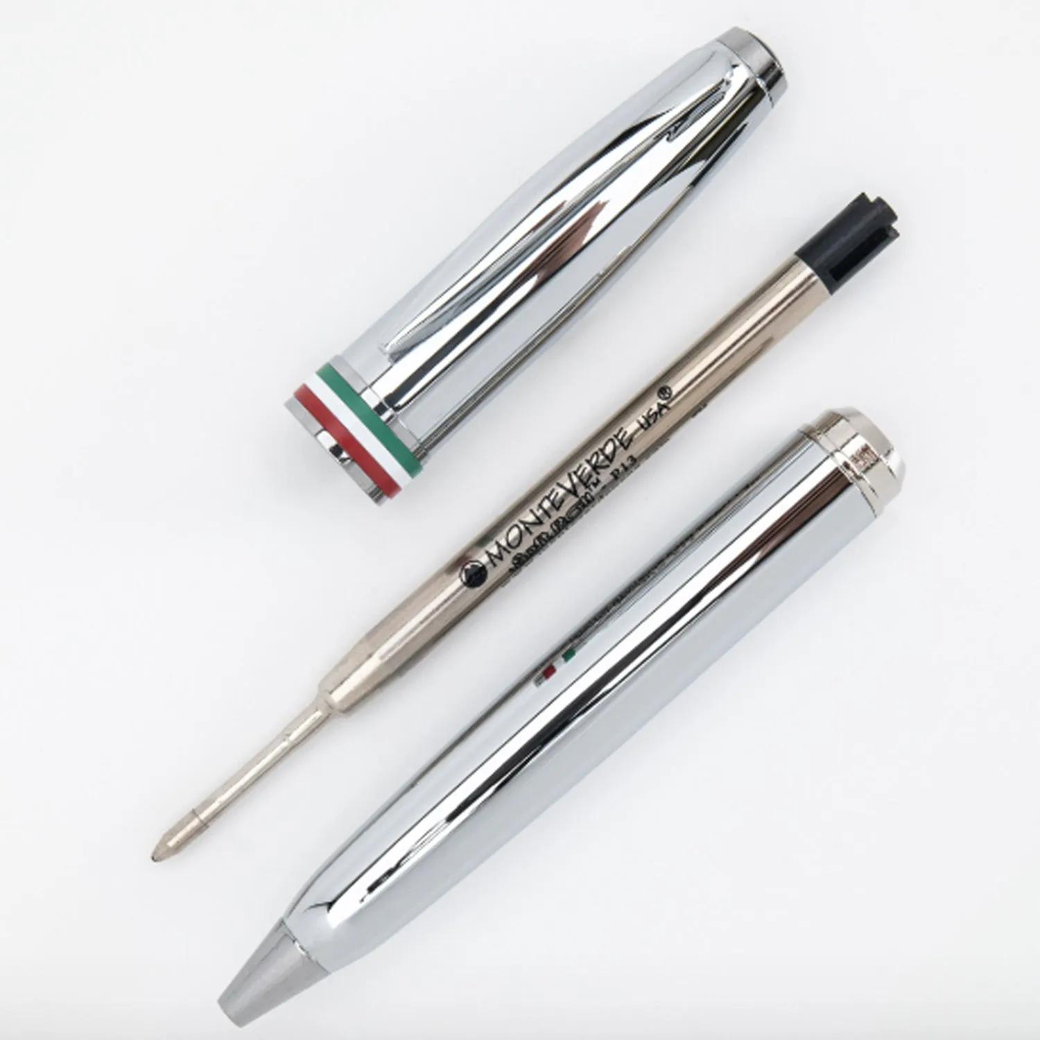 Monteverde Aldo Domani Italia Ball Pen - Mirror Chrome CT