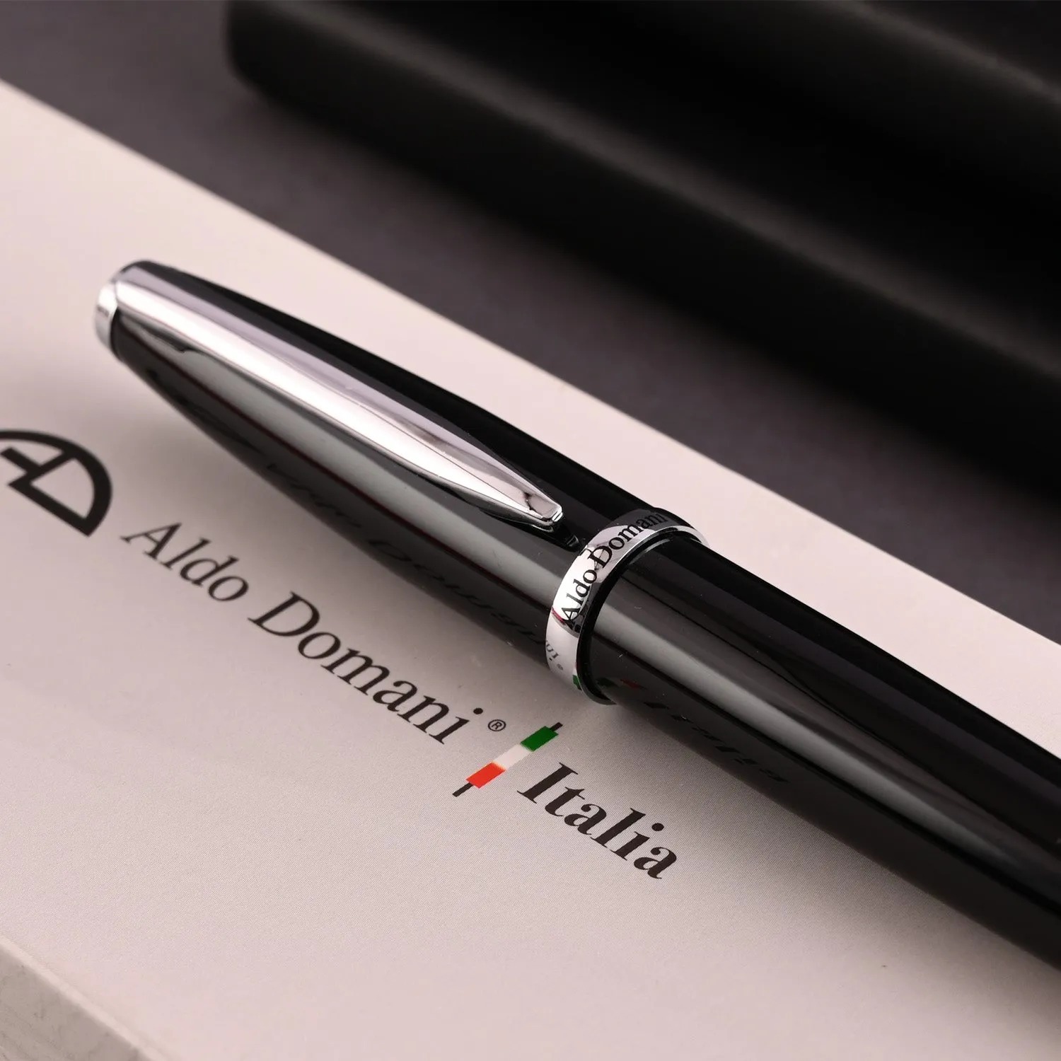 Monteverde Aldo Domani Roller Ball Pen - Black CT