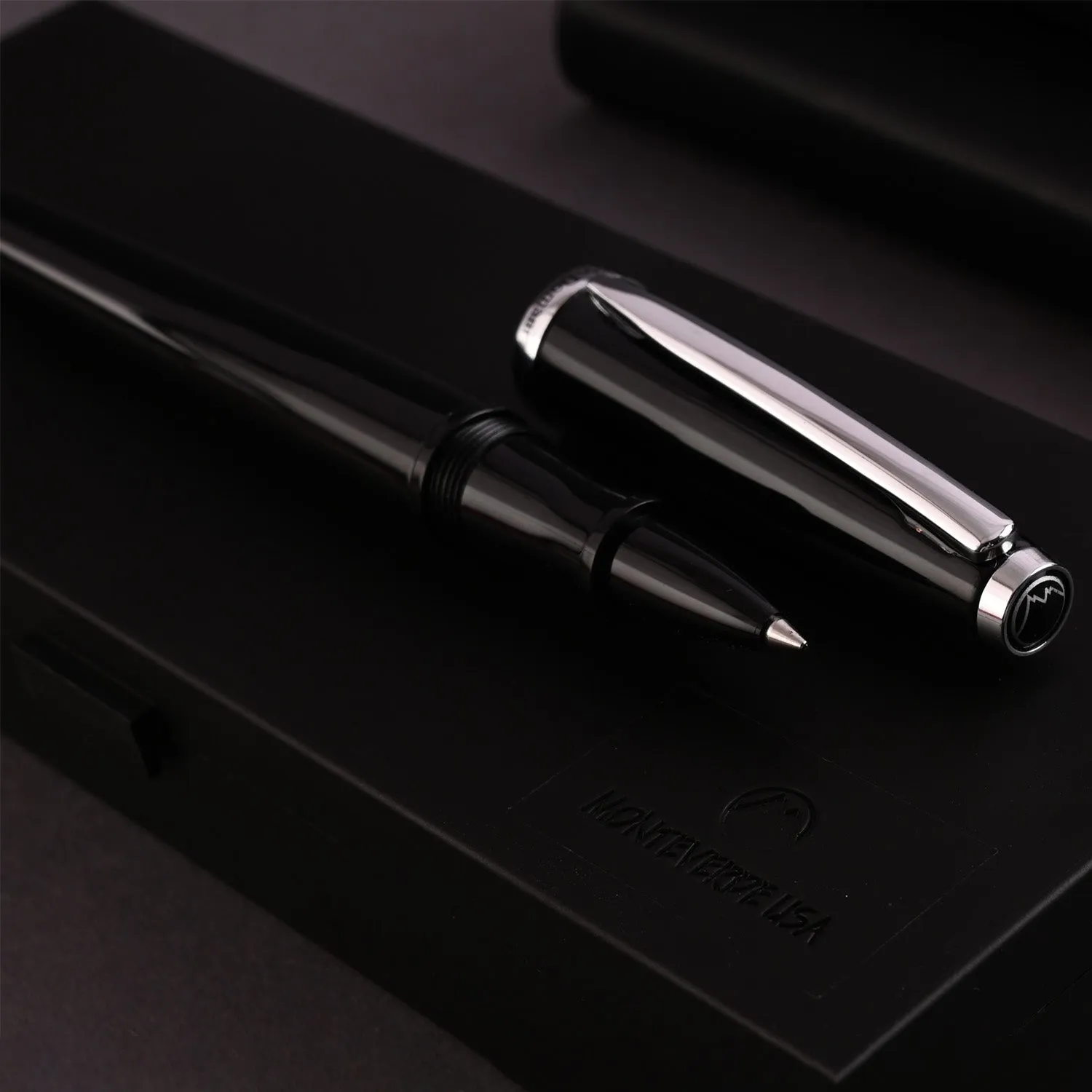 Monteverde Aldo Domani Roller Ball Pen - Black CT