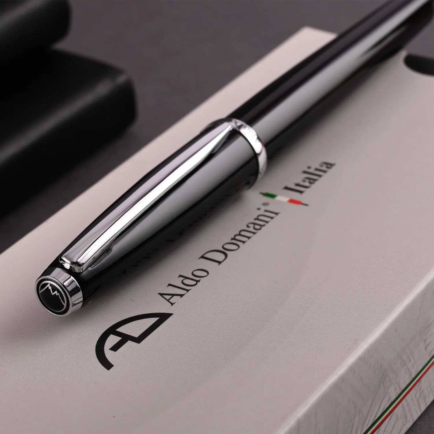 Monteverde Aldo Domani Roller Ball Pen - Black CT