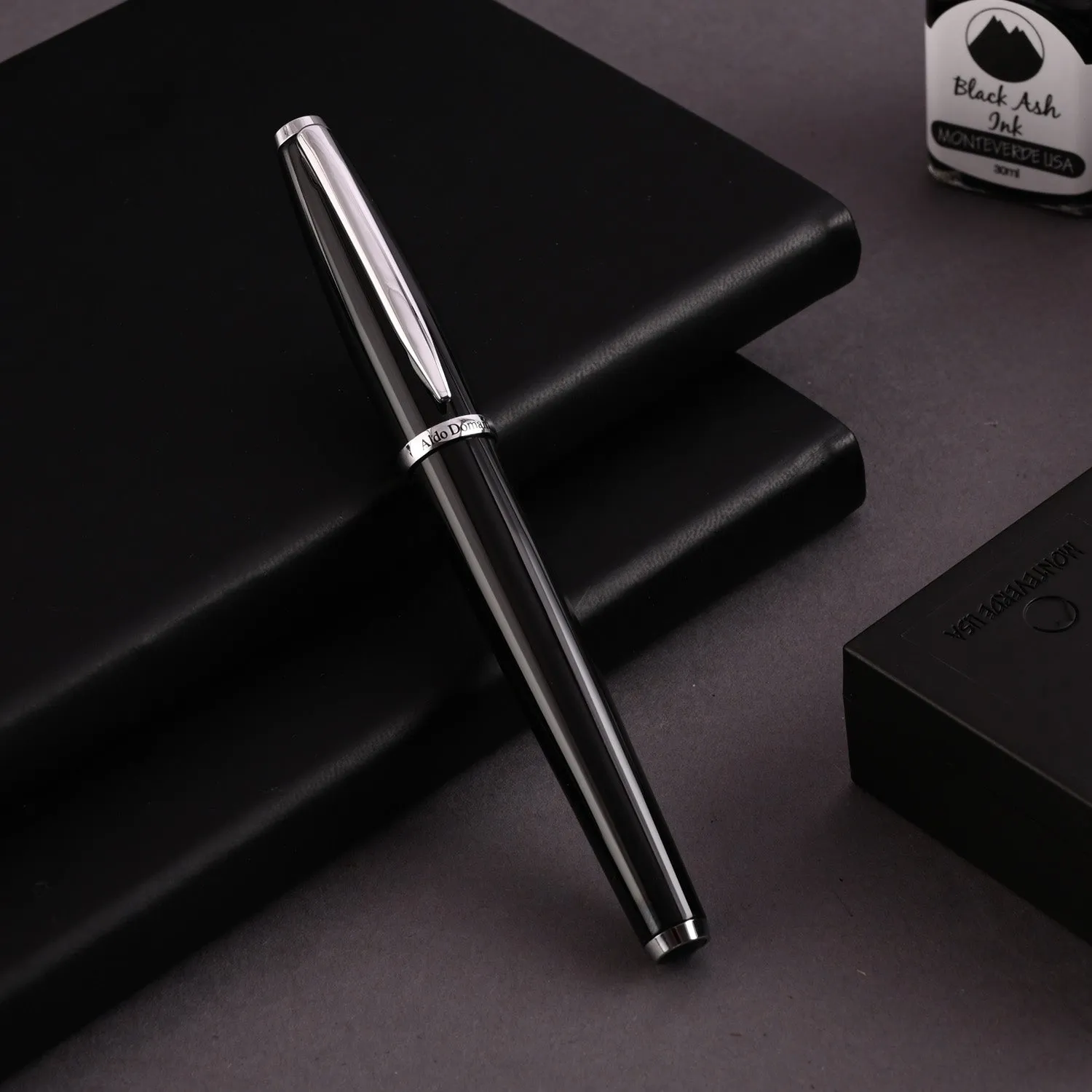 Monteverde Aldo Domani Roller Ball Pen - Black CT