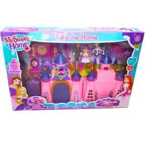 My Sweet Home Take Me Home Princess Castle Playset - Enchanting Lights & Music, Battery Operated, Ages 3 