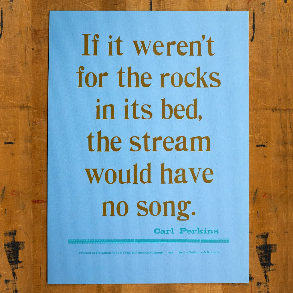 Original Print: If it weren't for...