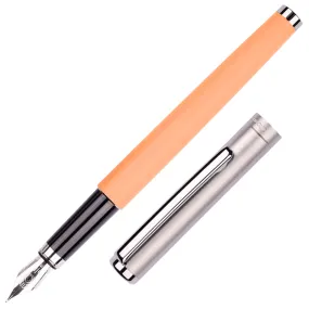 Otto Hutt Design 01 Fountain Pen Apricot with Ruthenium Trim