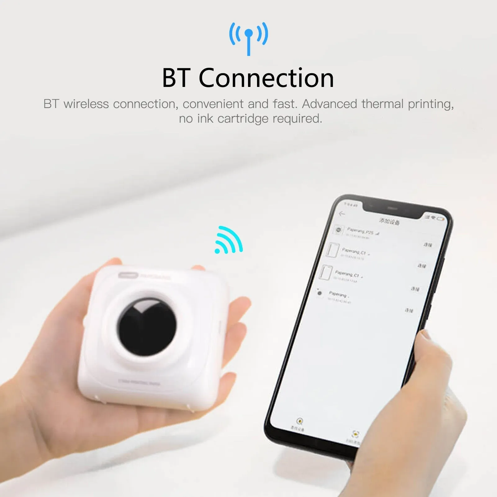 Paperang P1 Pocket Printer BT Wireless Thermal Printer Portable Mobile Printer 200dpi for Photo Picture Receipt Memo Note Label
