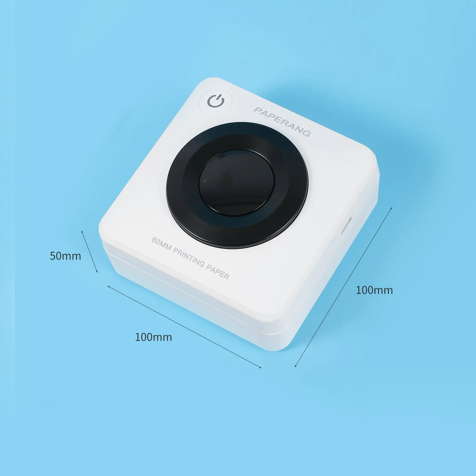 Paperang P3 80mm Pocket Photo Printer HD 300dpi Portable Thermal Printing Wireless Connection Compatible with Android iOS