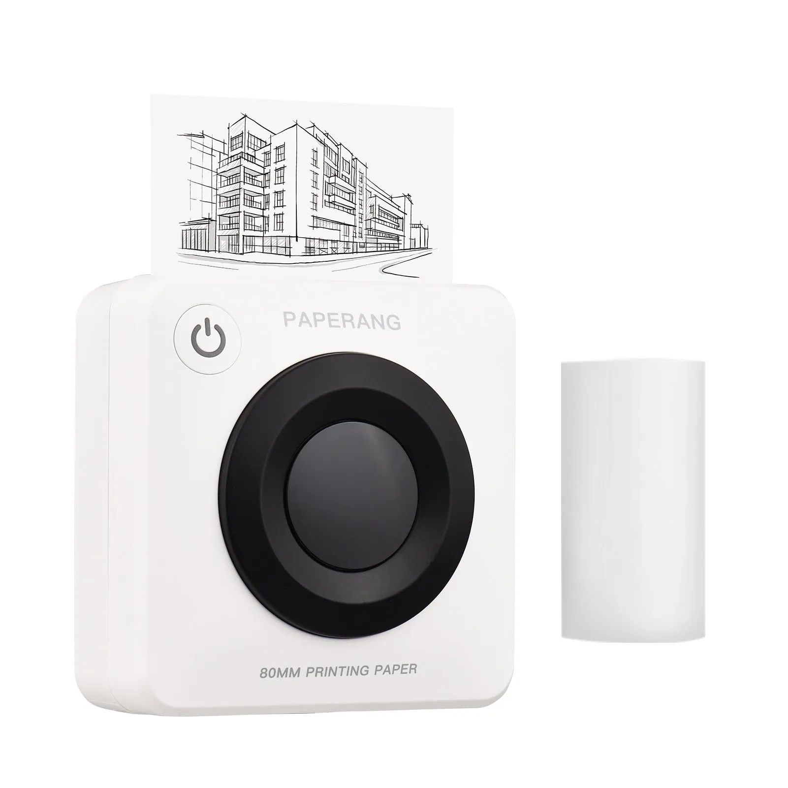 Paperang P3 80mm Pocket Photo Printer HD 300dpi Portable Thermal Printing Wireless Connection Compatible with Android iOS