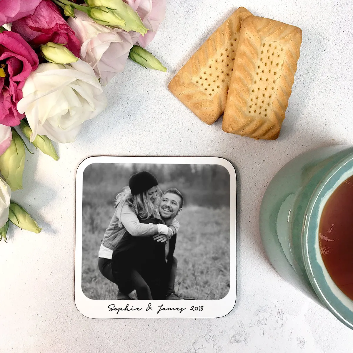 Personalised Christmas Photo Coaster