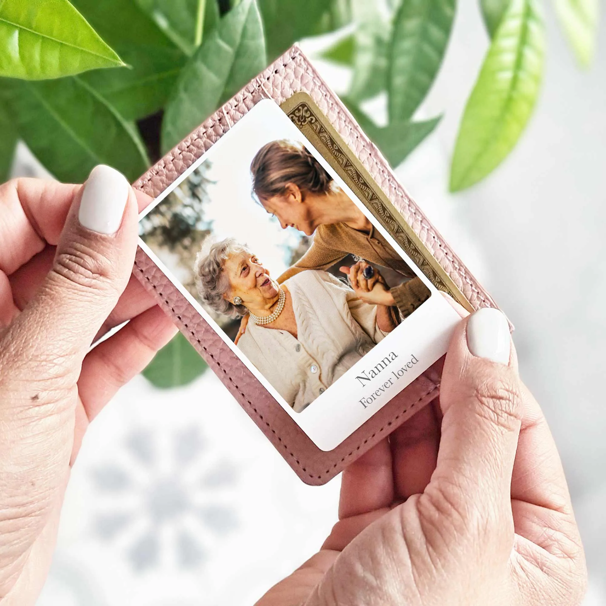 Personalised Photo Memorial Metal Wallet Card