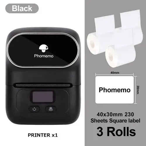 Phomemo M110 Mini Portable Thermal Label Printer Self-Adhesive Label-Label Printer