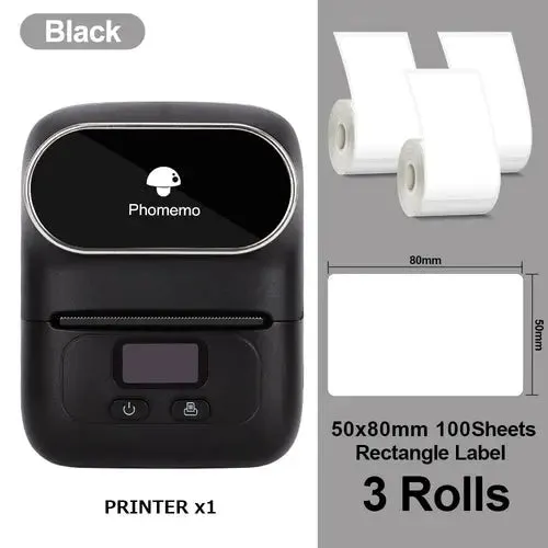 Phomemo M110 Mini Portable Thermal Label Printer Self-Adhesive Label-Label Printer