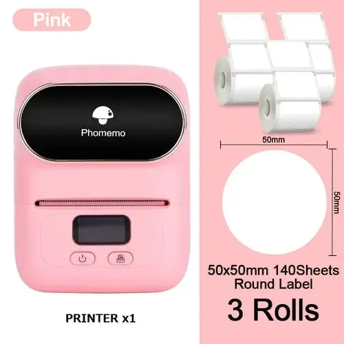 Phomemo M110 Mini Portable Thermal Label Printer Self-Adhesive Label-Label Printer
