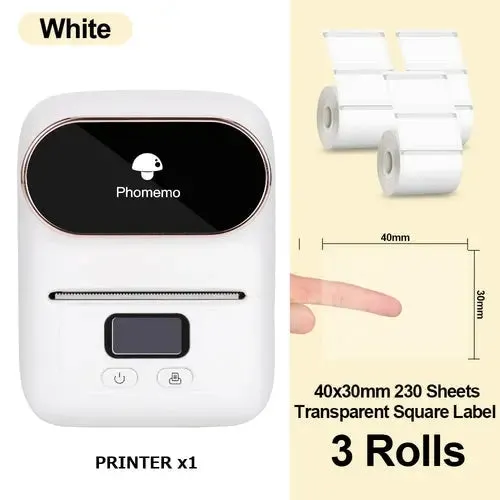 Phomemo M110 Mini Portable Thermal Label Printer Self-Adhesive Label-Label Printer