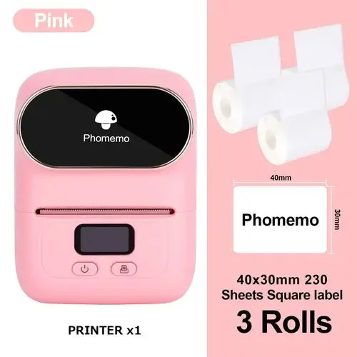 Phomemo M110 Mini Portable Thermal Label Printer Self-Adhesive Label-Label Printer