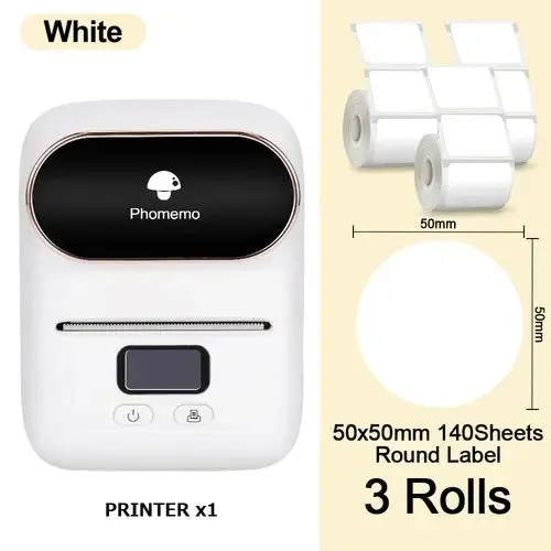 Phomemo M110 Mini Portable Thermal Label Printer Self-Adhesive Label-Label Printer
