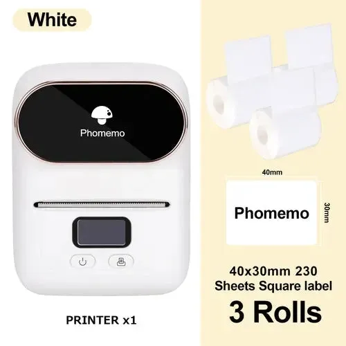Phomemo M110 Mini Portable Thermal Label Printer Self-Adhesive Label-Label Printer