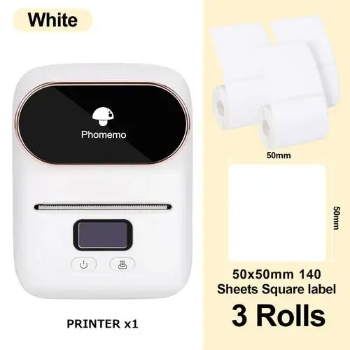 Phomemo M110 Mini Portable Thermal Label Printer Self-Adhesive Label-Label Printer